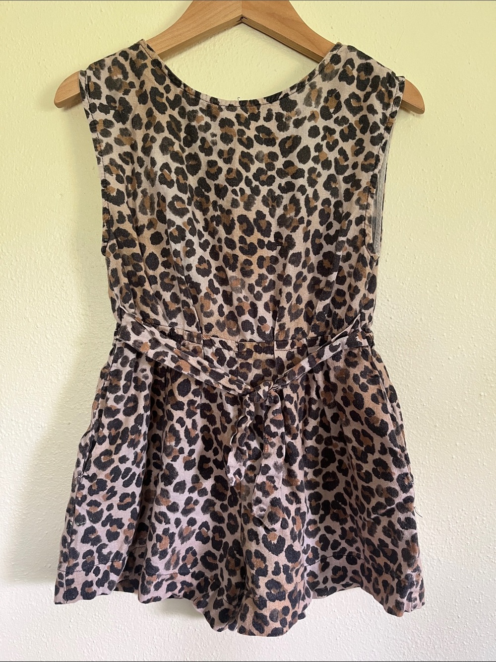 ZARA Leopard Print Romper